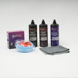 Plus Car Pluscar Pro Correction Set 3'lü Pasta Cila Hare Giderici (1000 Ml) + Premium Uygulama Süngeri & Mikrofiber Bez Hedıye - 3000 ml