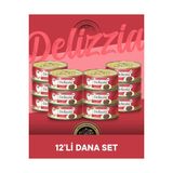 Plus Delizzia Yetişkin Dana Etli Gravy Kedi Maması 12x85 gram