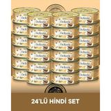 Plus Delizzia Yetişkin Hindi Etli Pate Kedi Maması 24x85 gram