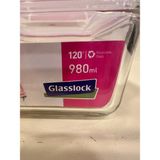 Plus Home Glasslock Vakumlu Cam Saklama Kabı Ortaboy - 980 ml