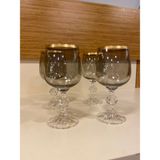 Plus Home Kahve Yanı Bardak 4'lü Kristal Füme 200 ml