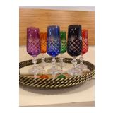 Plus Home Kahve Yanı Bardak 6'lı Bohemıa Kristal Renkli 180 ml