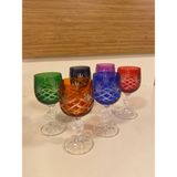 Plus Home Kahve Yanı Bardak 6'lı Bohemıa Kristal Renkli 90 ml