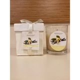 Plus Home Mum Cam Bardak Içi Kokulu Mum Vanilya Yükseklik 8 cm Çapı 7 cm - Krem