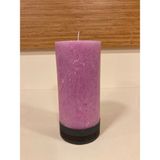 Plus Home Mum Tekli Uzun Silindir Model Renk Pembe Yükseklik 15 cm Çapı 7 cm