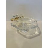 Plus Home Sunum Tabağı Kesme Kristal Mini Kelebek Model - 9X19