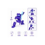 PLUS LIGHT Oynar Eklemli 22 Hareketli Eklem 22 Robot Oyuncak Aksiyon Figürü 3D Baskı 7cm