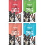 Plus Meaty Sticks Köpek Ödülü Seti, 4'li, Karışık Etler - 0,1 kg