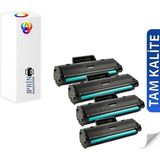 Plus Print 1000SAFYA Laser 107W Yazıcı Uyumlu 4'lü Çipsiz Muadil Toner