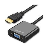Plus PX-1240S Dijital HDMI To VGA 30CM Görüntü Çevirici Aparat Siyah - 0 - Siyah - Option-1