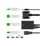 Plus PX-1250 VGA To HDMI Fullhd Görüntü Çevirici Aparat