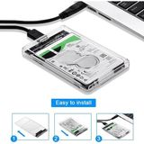 Plus PX-3000 Usb3.0 Harddisk Kutusu, 2.5 Şeffaf Harddisk/ssd Kutusu - 1BW-Beyaz