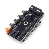 Plus PX-4337 4 Pin Girişli 10 Port Fan Çoklayıcı Kart - 0 - Siyah