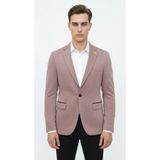 Plus Scorpion Bordo Erkek İtalyan Kesim Blazer Ceket – Kol Yamali, Slim Fit, Şık ve Modern Tasa