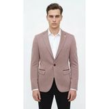 Plus Scorpion Bordo Erkek İtalyan Kesim Blazer Ceket – Kol Yamali, Slim Fit, Şık Ve Modern Tasarım