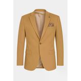Plus Scorpion Camel Erkek Blazer Ceket – Esnek Comfort Kumaş, İtalyan Kesim, Tek Düğmeli Slim Fit Şık Model