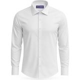 Plus Scorpion Erkek Beyaz Klasik Gömlek – Slim Fit, Düz Model, Şık Ofis & Günlük Kombin - 2XL