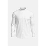 Plus Scorpion Erkek Hakim Yaka Slim Fit Gömlek – Şık, Modern, Uzun Kollu, Düz Model - Beyaz