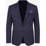 Plus Scorpion Erkek Italyan Kesim Tek Düğmeli Blazer Ceket – Klasik ve Modern Şıklık - 6 Drop - Lacivert - 52