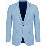 Plus Scorpion Erkek Karyağdı Desenli Slim Fit Blazer Ceket – Mavi & Gri – Şık Günlük ve Ofis Kombin - 50 - 6 Drop