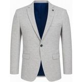 Plus Scorpion Erkek Karyağdı Desenli Slim Fit Blazer Ceket – Mavi & Gri – Şık Günlük ve Ofis Kombin - 56 - 6 Drop
