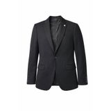 Plus Scorpion Erkek Lacivert Mono Yaka Likralı Blazer Ceket – Esnek Konfor Kumaş, Tek Düğmeli Slim Fit