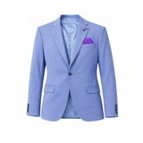 Plus Scorpion Erkek Pamuklu Penye Likralı Tek Düğmeli Çift Yırtmaçlı Blazer Ceket