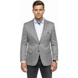 Plus Scorpion Erkek Slim Fit Gri Blazer Ceket – Tek Düğmeli – Kapaklı Cepli – Şık Kumaş Dokulu – Günlük & Ofis Kombinleri Için - 6 Drop - 48