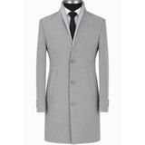Plus Scorpion Erkek Uzun Kaşe Kaban – İtalyan Kesim Slim Fit Şık Model
