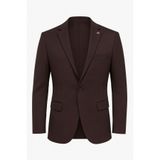 Plus Scorpion Kahverengi Erkek Slim Fit Blazer Ceket – Şık, Modern, Günlük ve Ofis Kombinlerine Uygun Tek Düğmeli