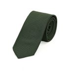 Plus Scorpion Klasik & Modern Stil Uyumlu Armürlü Erkek Kravat – Özel Gün ve İş Hayatı İçin (Koyu Yeşil)