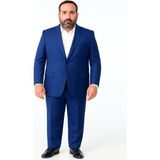Plus Scorpion Rkek Takım Elbise 4 Drop – Poliviskon Kumaş, Kısa ve Şişman Erkekler Için Rahat Kalıp - Parlement - 50
