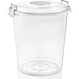 Plus Şeffaf Bakliyat Kovası 50 Litre ROYALEKS-ASD173 - Çok Renkli