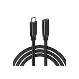 pluscore 1M Type-C Uzatma Kablosu USB 3.1 Gen2 10Gbps aktarım, Şarj Veri/Ses/Video Uzatma