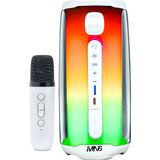 Pluse 5 Mikrofonlu Bluetooth HOPARLÖR/360°LEDLI Hoparlör/dekoratif Aydınlatma/led Işıklı Gece Lambası/mikrofonlu Ses Bombası/5.3bt/10 W*1/taşınabilir - Çok Renkli