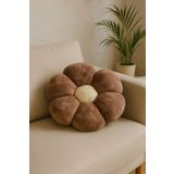 Plush Soft Dekoratif Papatya Kırlent Yastık Minder İthal Kumaş
