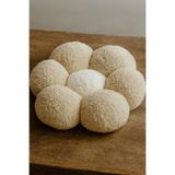 Plush Soft Dekoratif Peluş Papatya Yastık Kırlent İthal Kumaş