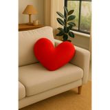 Plush Soft Kalp Minder Yastık Kırlent Dekoratif Peluş Toscano Hediyelik