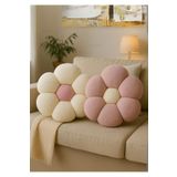 Plush Soft Peluş Papatya Dekoratif Yastık Kırlent Minder - İthal Kumaş - Antialerjik 2 Li
