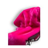 PLUSH STUDIO Fuşya Tavşan Toscana Peluş Kumaş 1300gr – Yumuşak Dokulu 50x150 cm Döşemelik ve Dekoratif Kumaş