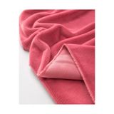 PLUSH STUDIO ISTANBUL Toscana Tavşan Çilek Pembesi Peluş Kumaş – Yumuşak Dokulu Dekoratif 50x150 cm
