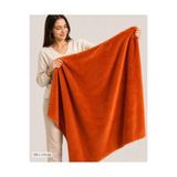 PLUSH STUDIO ISTANBUL Turuncu Peluş Kumaş 100 x 150 cm Yumuşak Dokulu Kalın Tüylü Polar Kumaş