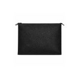 PLUSH STUDIO ISTANBUL Zipcase 36x26 cm Kalın Suni Deri Çift Dikişli Fermuarlı Laptop ve Evrak Çantası