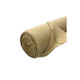 PLUSH STUDIO Natural Hasır Jüt Kumaş, Dekoratif Taba Rengi Jut 100x150 Plaka Ev Tekstili, Sık Dokuma – Kumaş