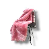 PLUSH STUDIO Zp-Toscana/tavsan 1300gr Pudra Pembe Yumuşak Dokuma Peluş Kumaş 50x150 cm ev tekstil, döşeme,