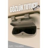 PlusOto Araç İçi Gözlük Tutucu Kadife İç Çizdirmez Özel Tasarım Araç Aksesuar Gözlük Kabı Torpido Aksesuar