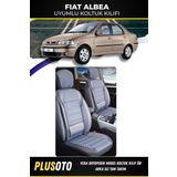 Plusoto Fiat Albea Uyumlu Vera Serisi Füme Oto Koltuk Kılıfı 5Li Takım Set M-177