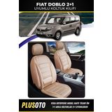 Plusoto Fiat Doblo (2+1) Ticari Uyumlu Vera Serisi Bej Oto Koltuk Kılıfı 5Li Takım Set T-1
