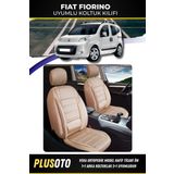 Plusoto Fiat Fiorino (2+1) Ticari Uyumlu Vera Serisi Bej Oto Koltuk Kılıfı 5Li Takım Set M-206