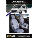 Plusoto Fiat Fiorino (2+1) Ticari Uyumlu Vera Serisi Füme Oto Koltuk Kılıfı 5Li Takım Set M-207